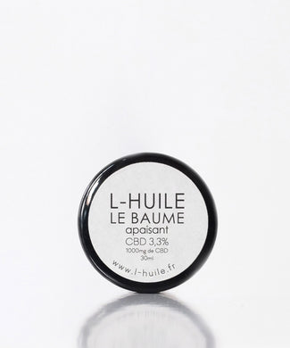L-Huile Le Baume Apaisant 3,3% - 30ml - 1000mg de CBD