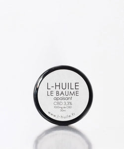 L-Huile Le Baume Apaisant 3,3% - 30ml - 1000mg de CBD