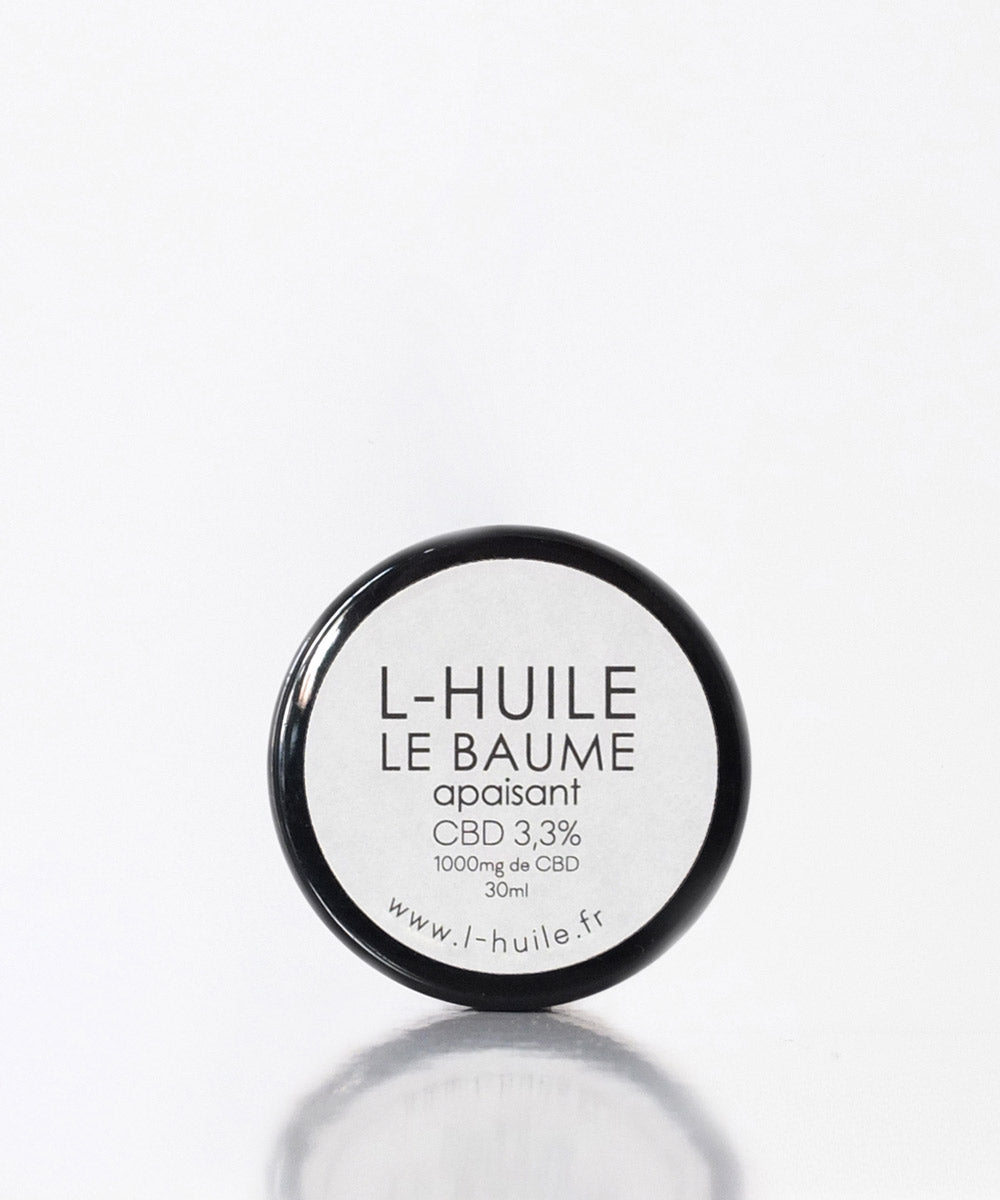 L-Huile Le Baume Apaisant 3,3% - 30ml - 1000mg de CBD